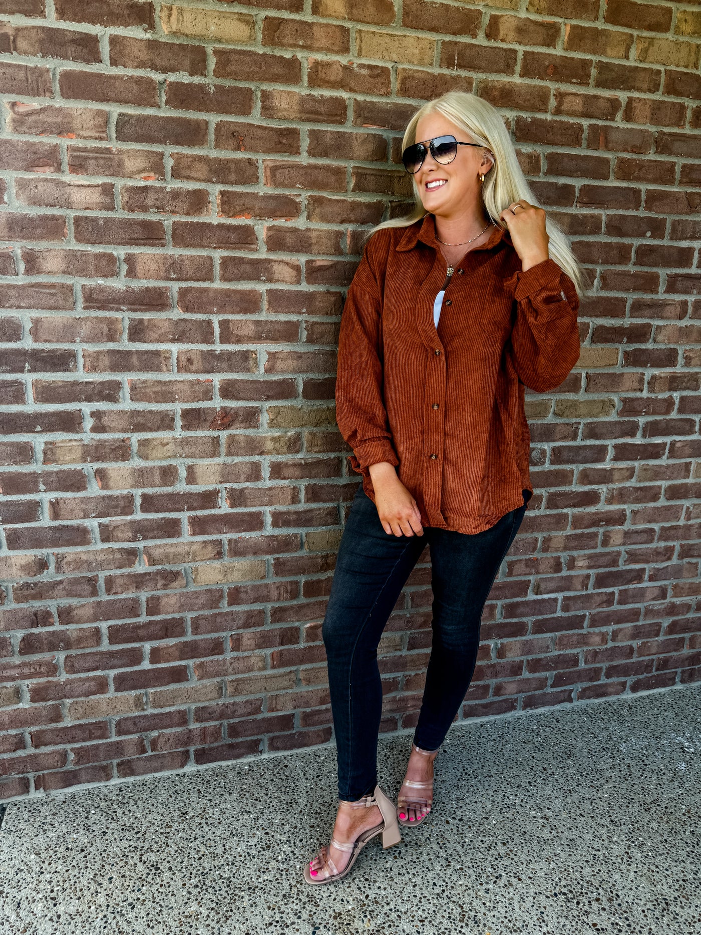 The Caramel Lane Corduroy Shirt
