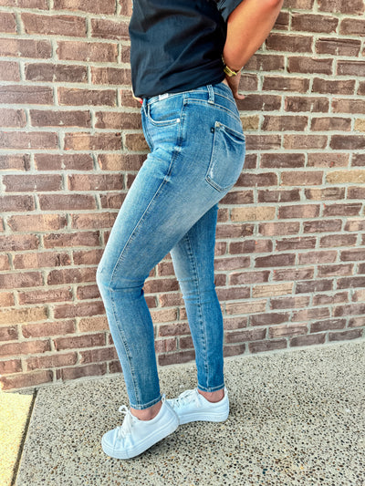 The Alicia Skinny Jean - Judy Blue High-Waisted Tummy Control Jeans