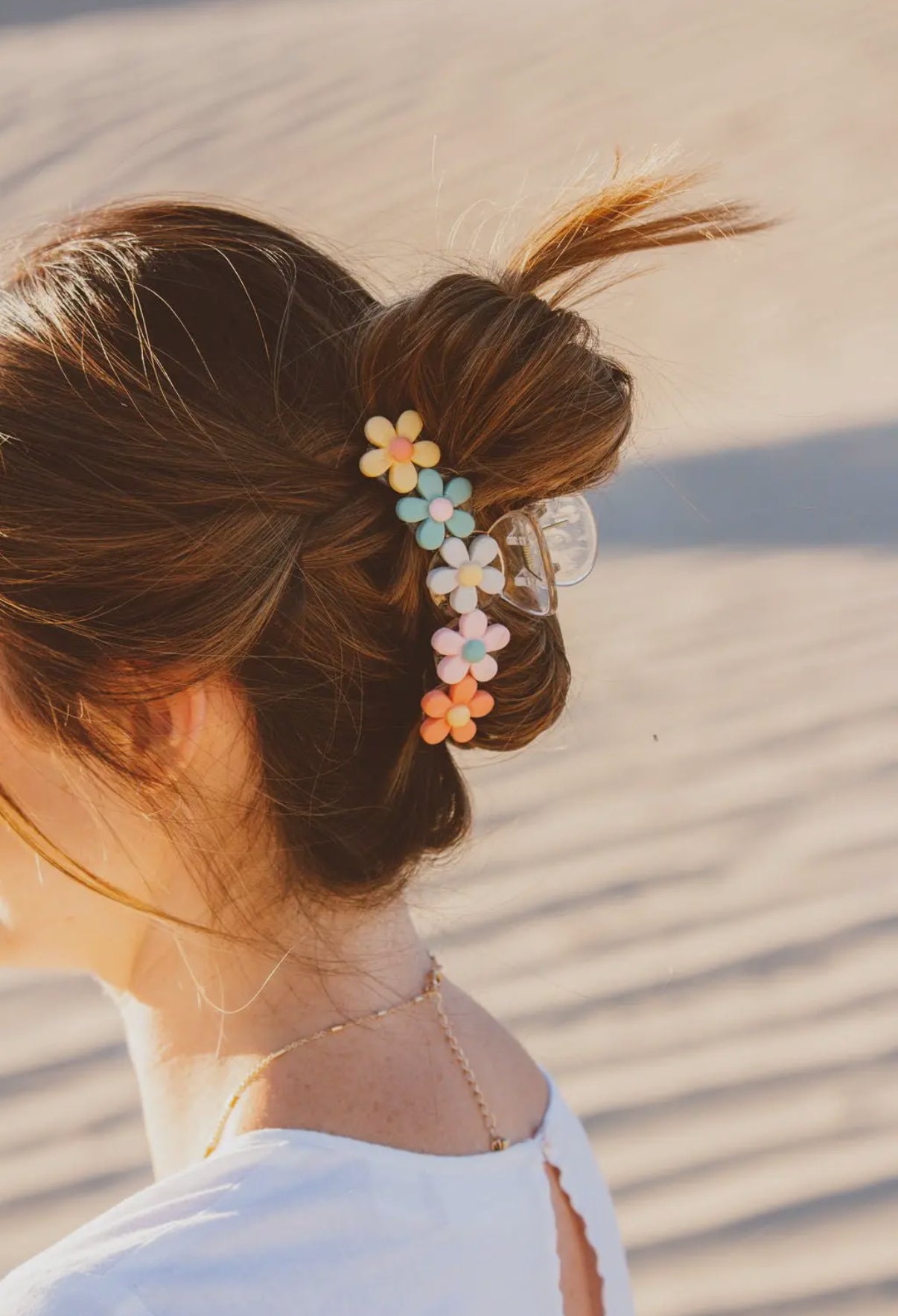 Daisy Blossom Hair Clip