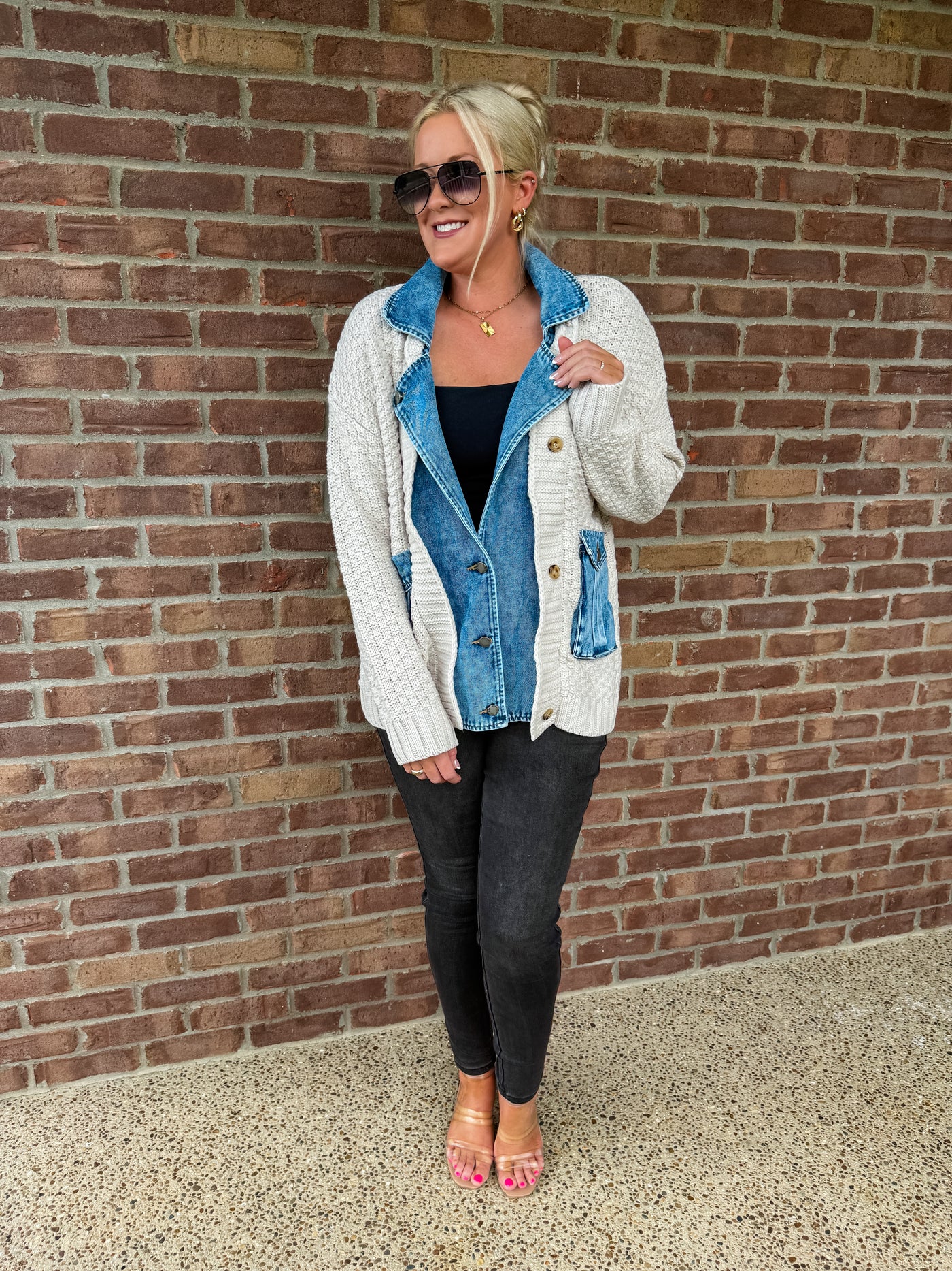 The Camden Knit + Denim Jacket