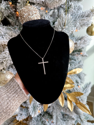 Silver Incanto Maxi Cross Necklace