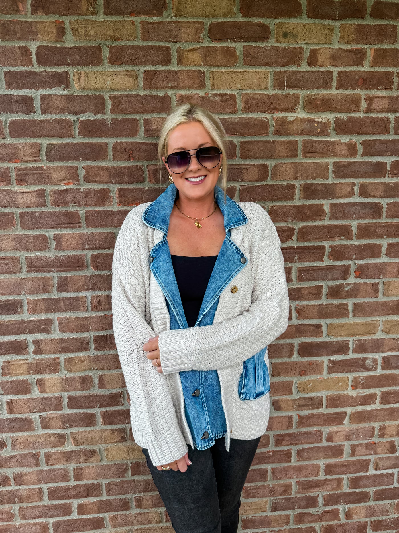The Camden Knit + Denim Jacket