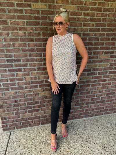 Showstopper Sequin Sleeveless Top