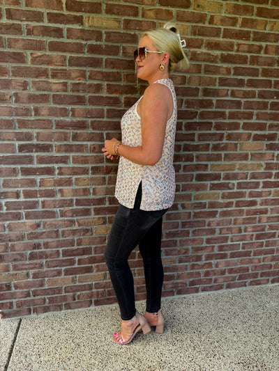 Showstopper Sequin Sleeveless Top