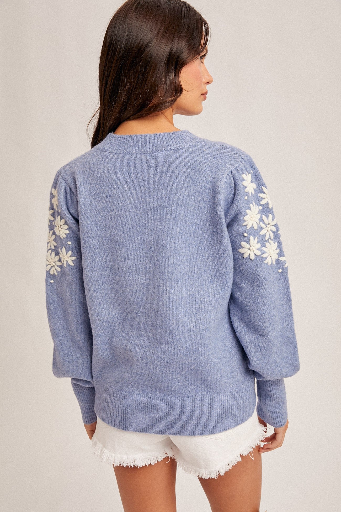 Frosted Petals Sweater