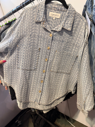 Ridgeway Washed Denim Top