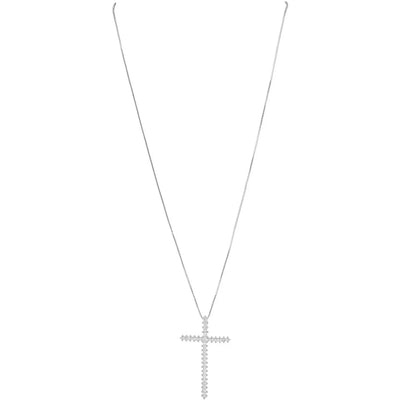 Silver Incanto Maxi Cross Necklace