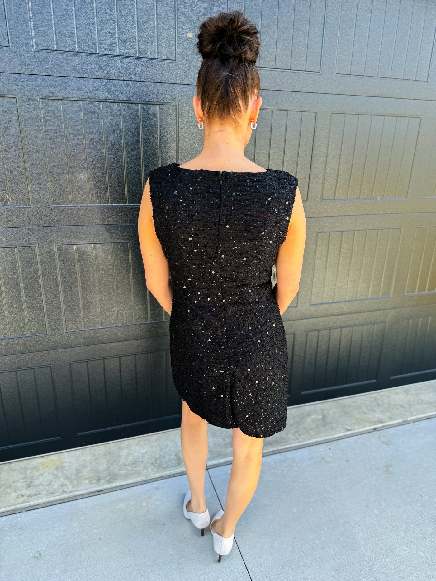 Twilight Shimmer Tweed Dress
