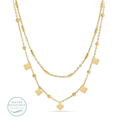 Layered Flower Necklace