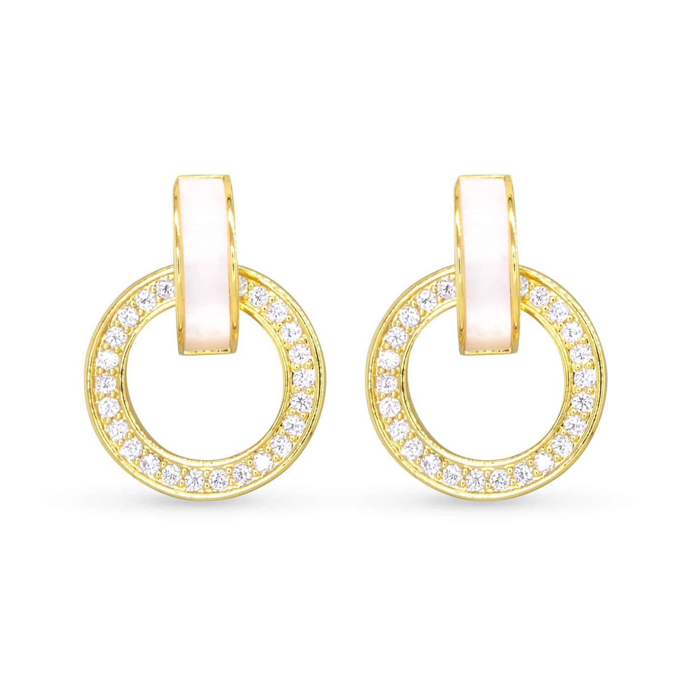 Crystal Pearl Earrings
