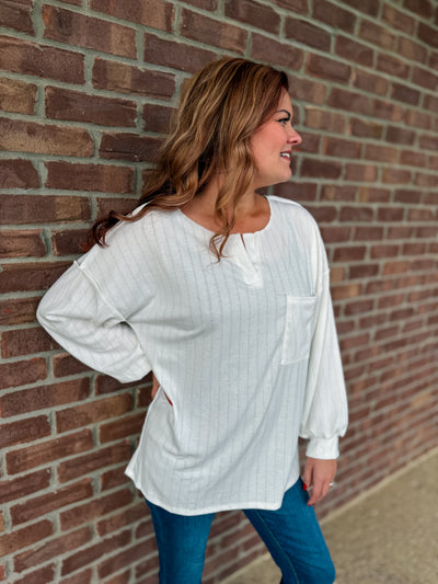 Shoreline Chic V-Neck