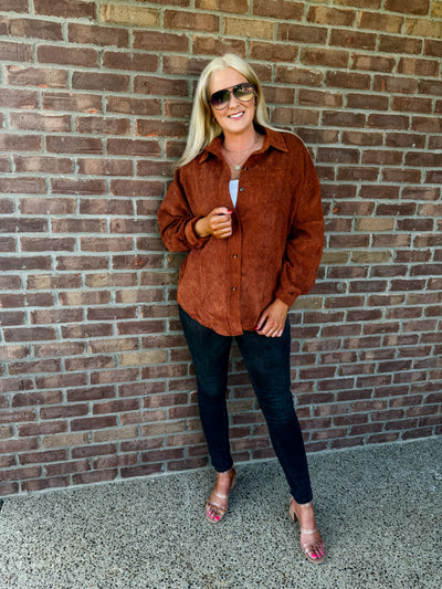 The Caramel Lane Corduroy Shirt
