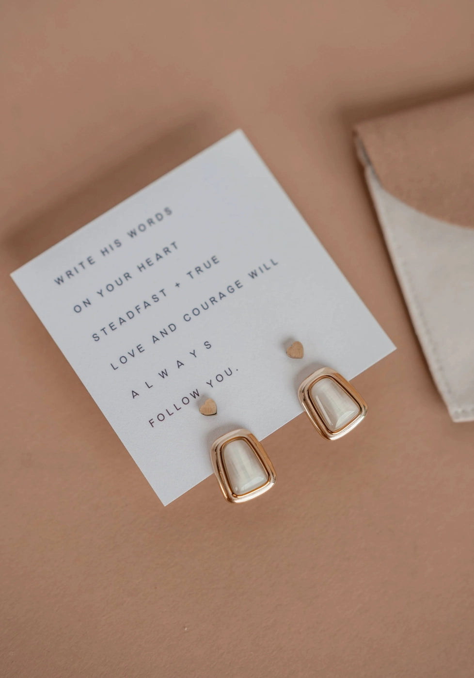 Courage + A Soft Heart Earring Set