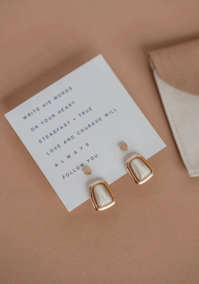 Courage + A Soft Heart Earring Set