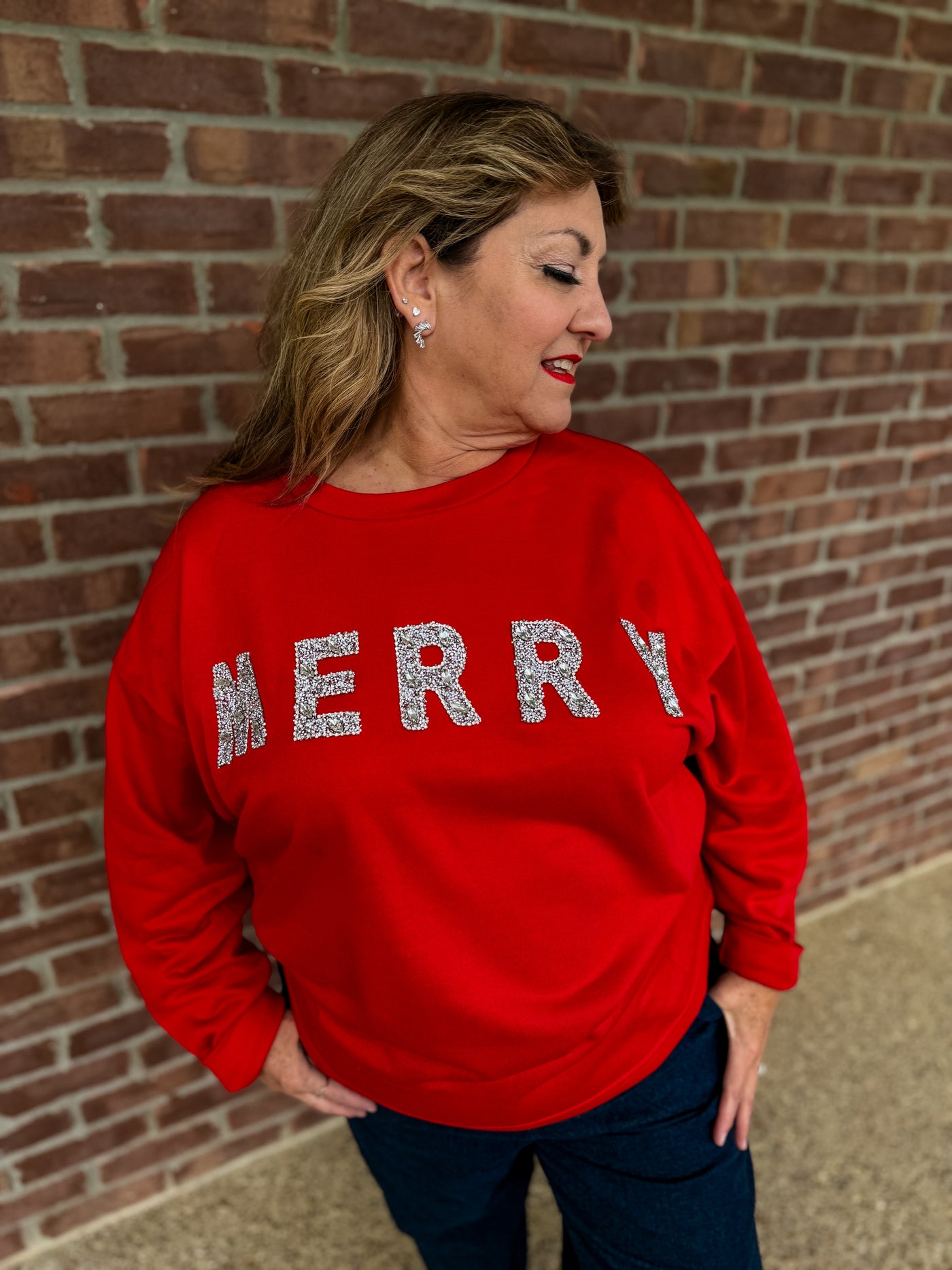 Merry Glitter Pullover