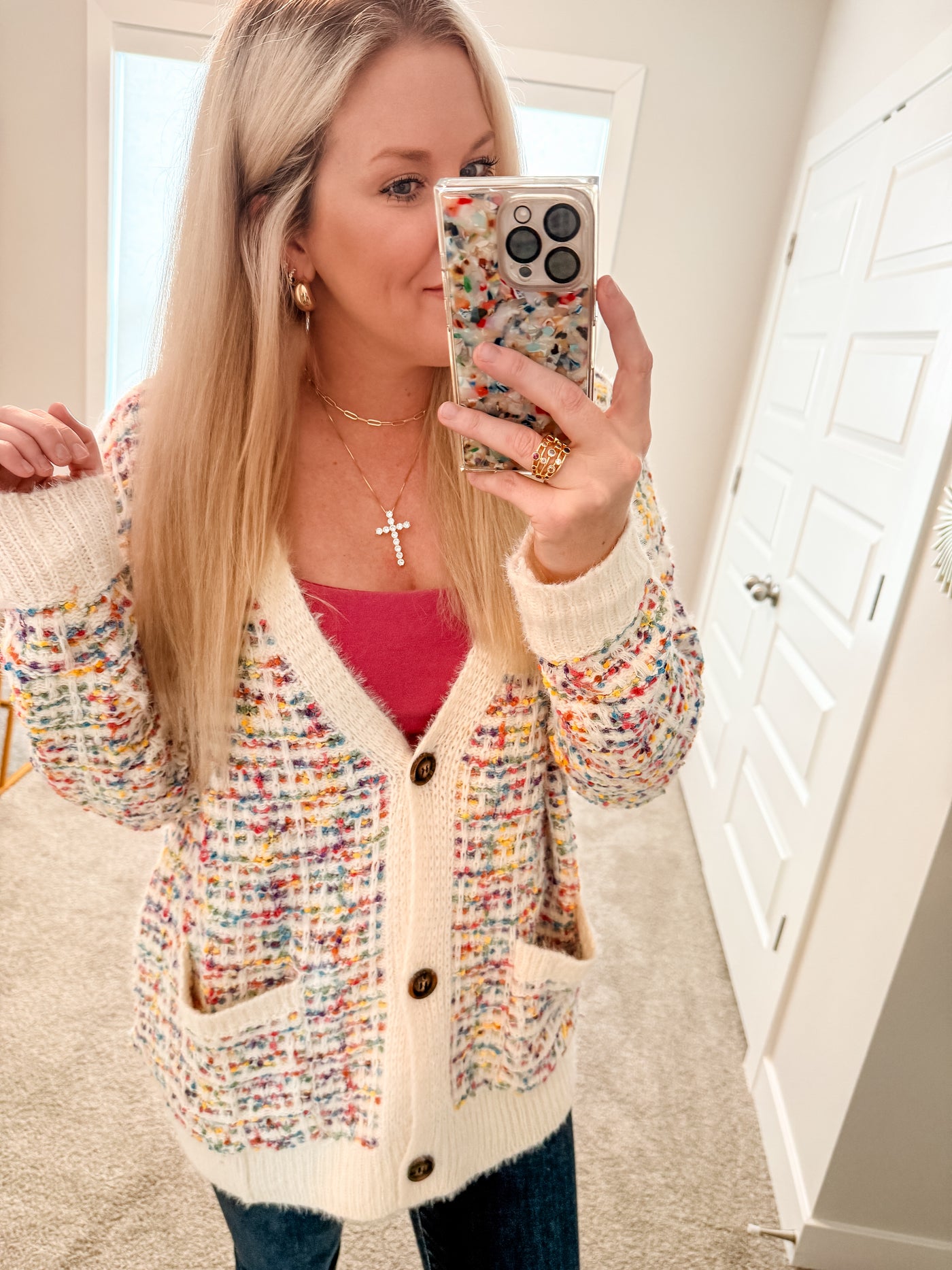 Cozy Confetti Cardigan