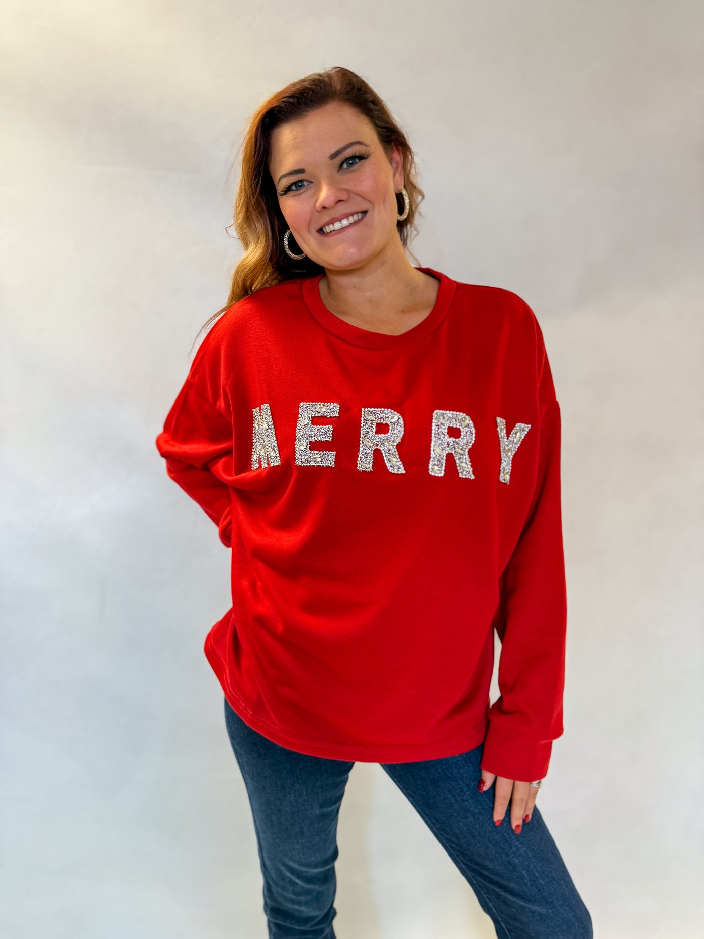 Merry Glitter Pullover