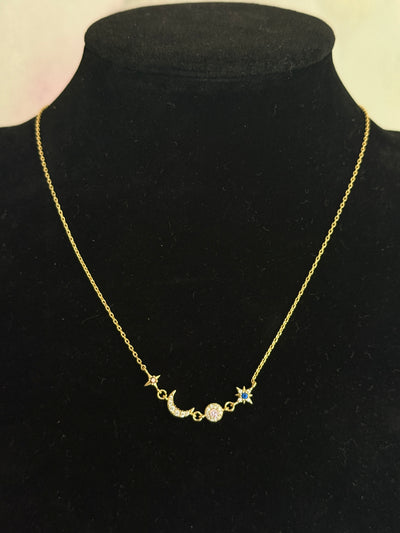 Golden Galaxy Necklace