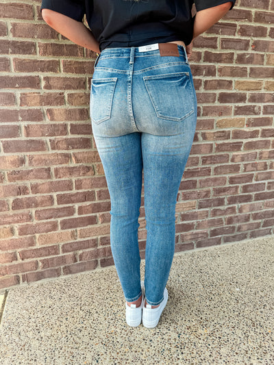 The Alicia Skinny Jean - Judy Blue High-Waisted Tummy Control Jeans