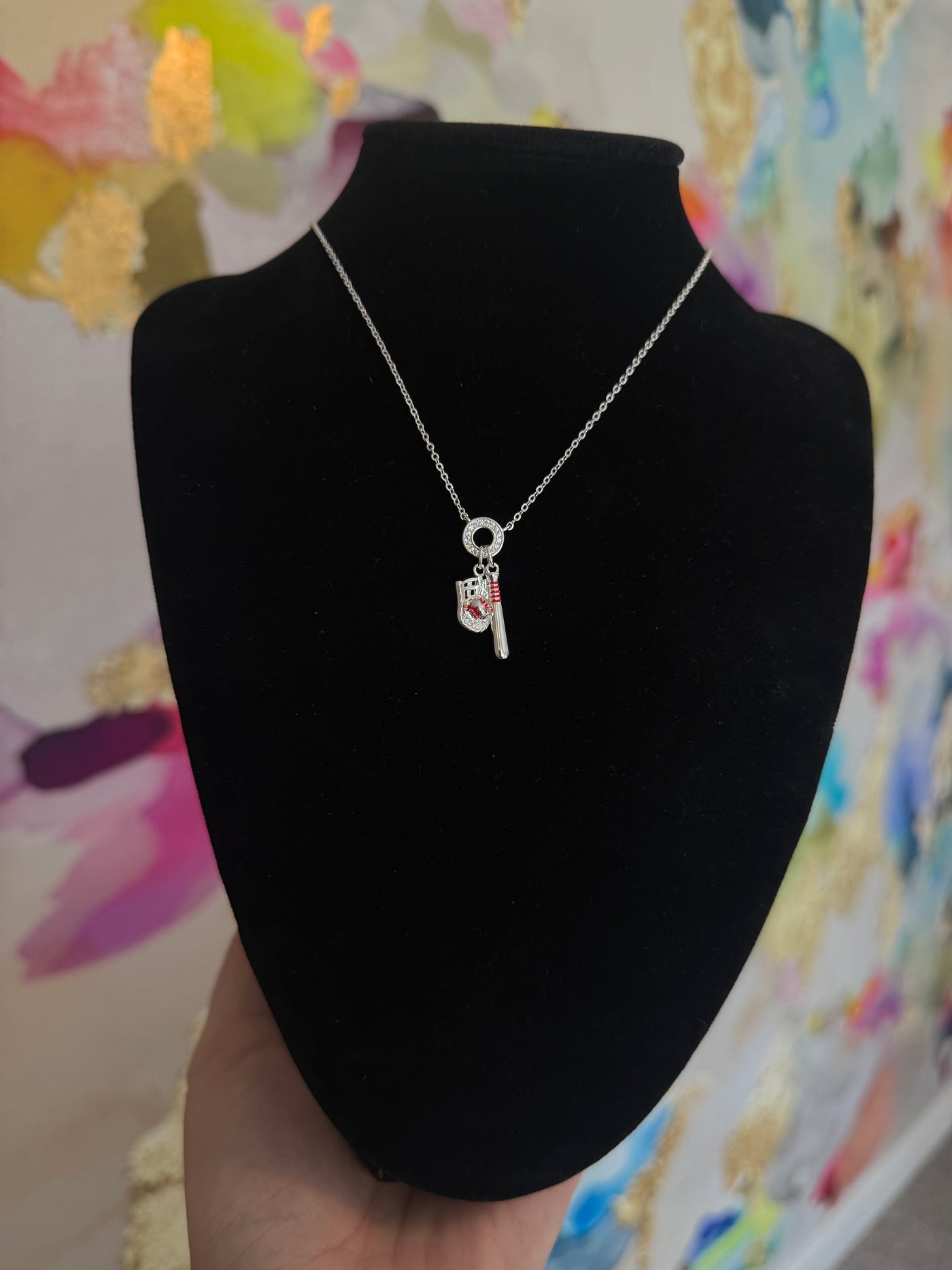 Home Run Charm Necklace