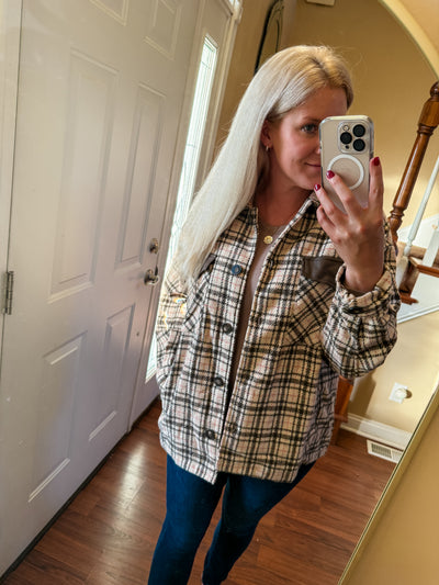 Plaid Fusion Shacket