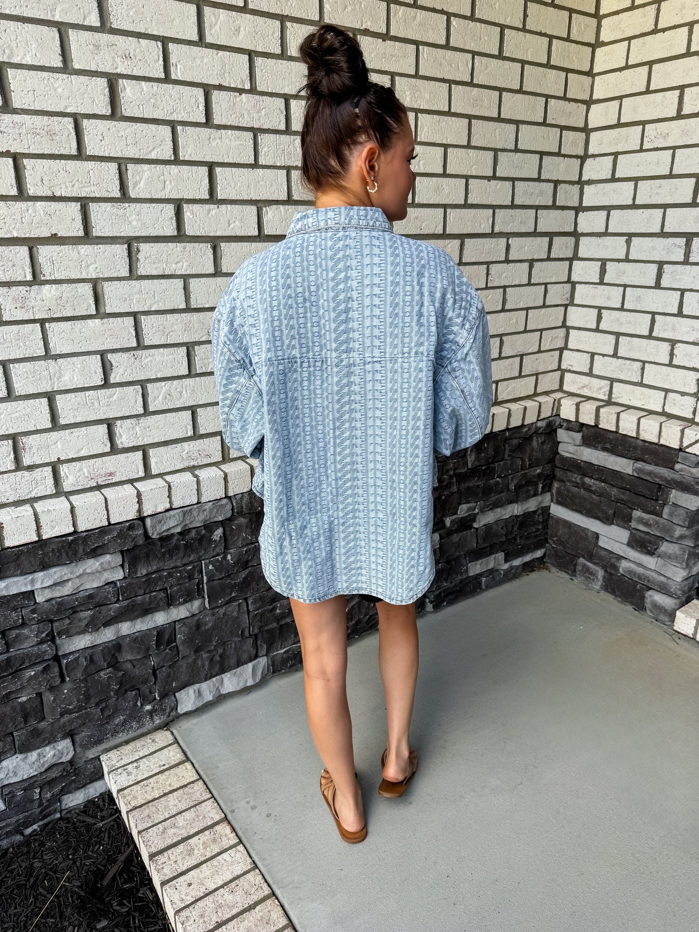 Ridgeway Washed Denim Top