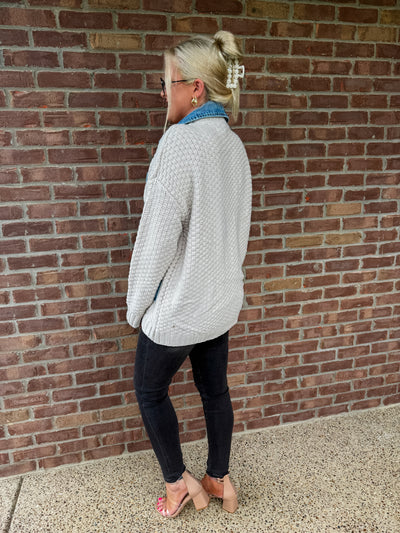 The Camden Knit + Denim Jacket