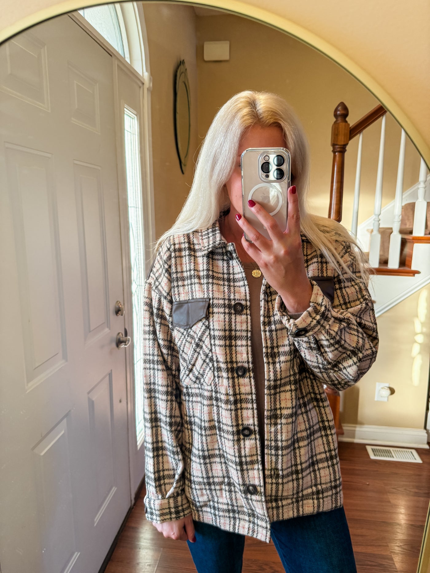 Plaid Fusion Shacket