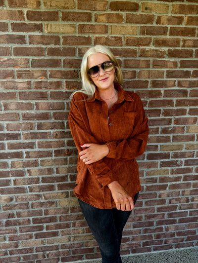 The Caramel Lane Corduroy Shirt