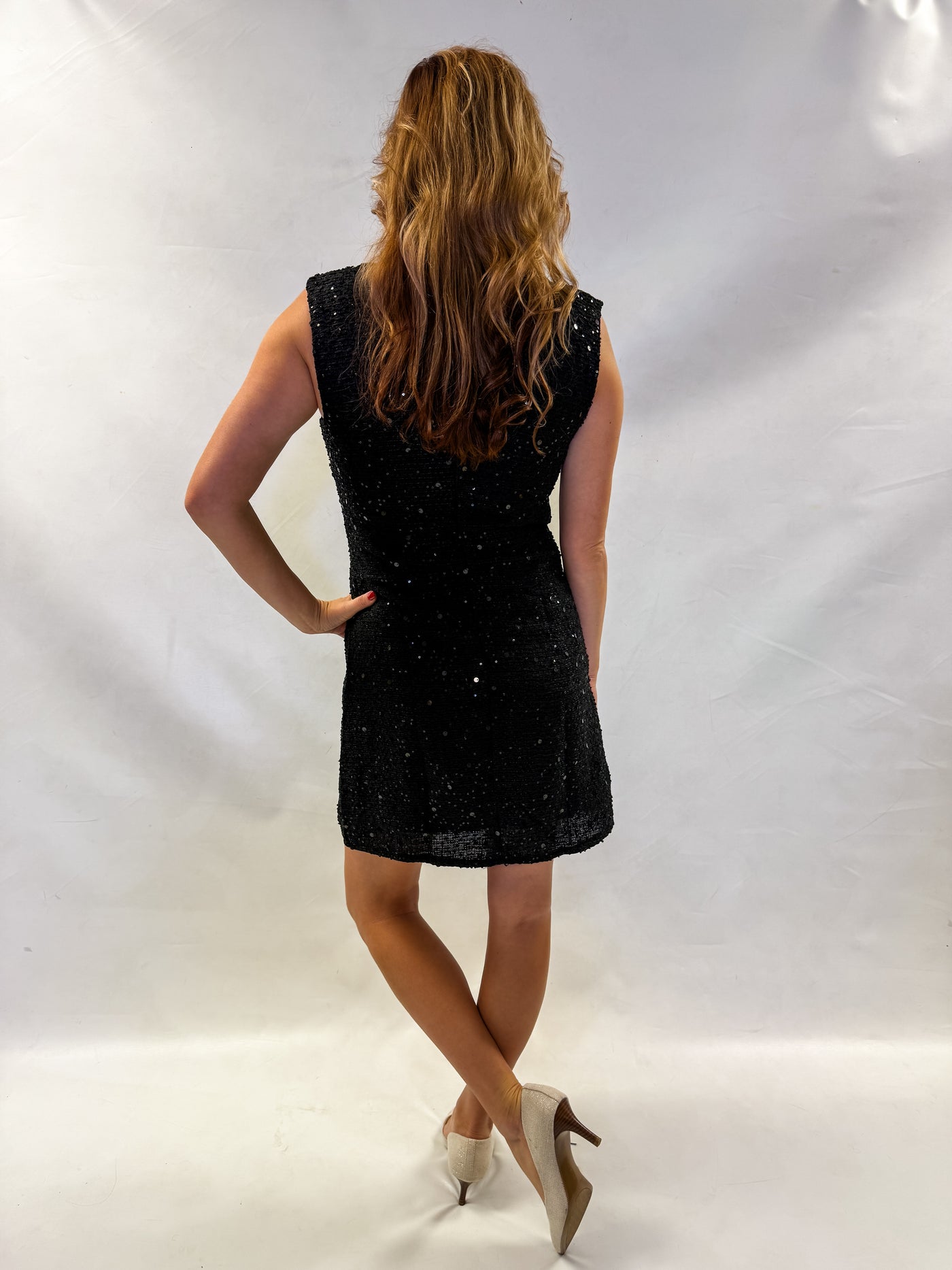 Twilight Shimmer Tweed Dress