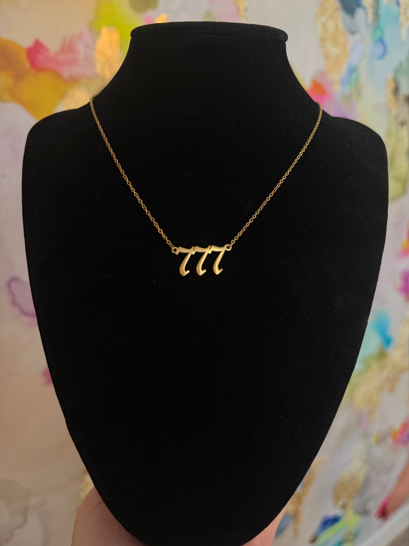 Angel Number Necklace - 777