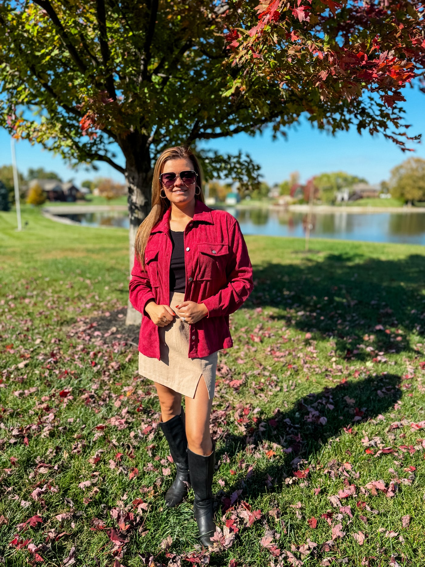 Golden Hour Mini Skirt