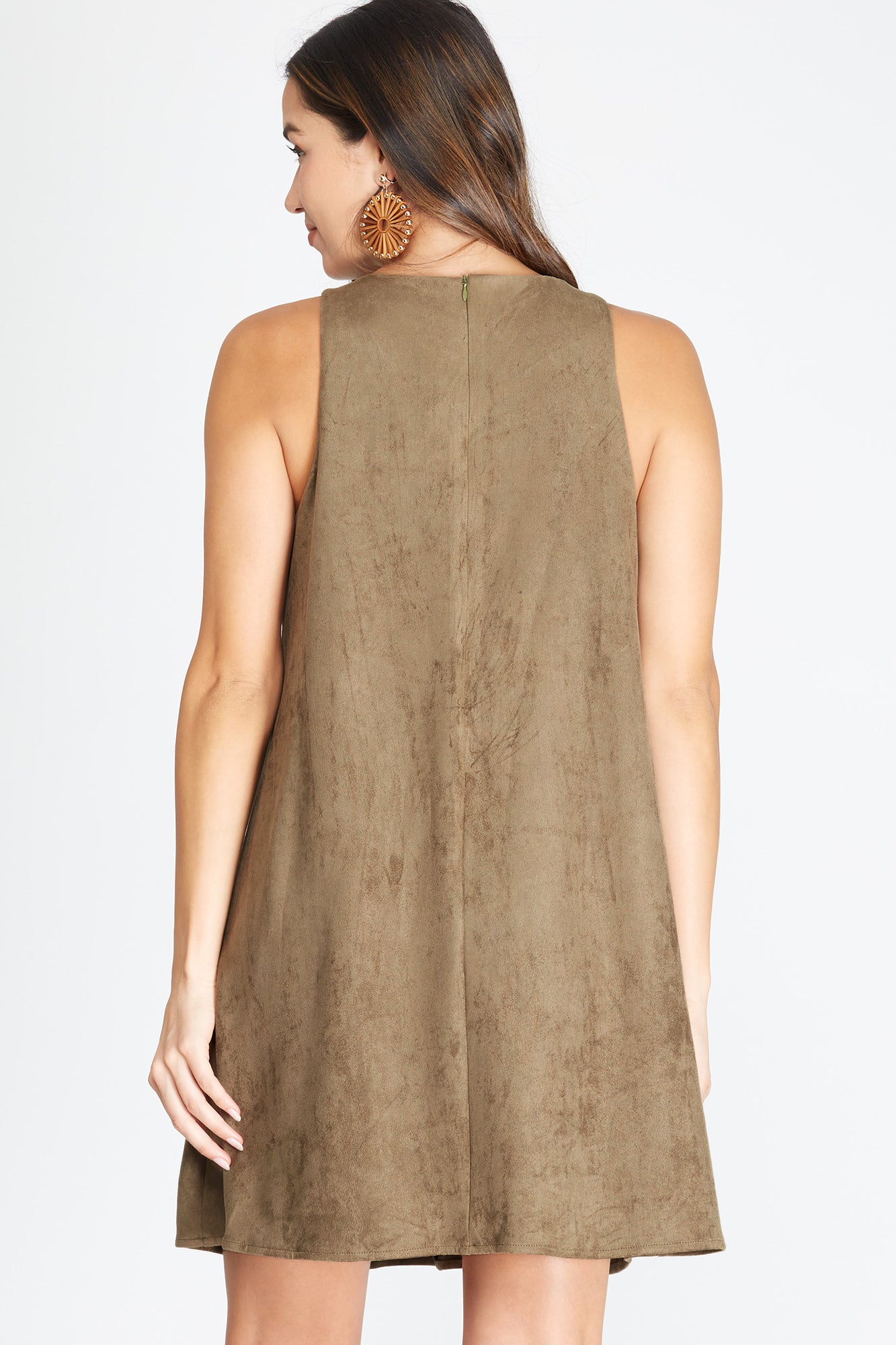 Luxe Suede Shift Dress