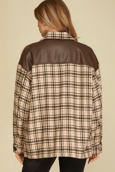 Plaid Fusion Shacket