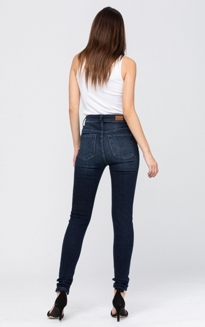 The Amanda Skinny Jeans - Judy Blue Hi-Rise Super Dark Skinny Jeans