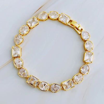 Sparkling in Shapes Bracelet