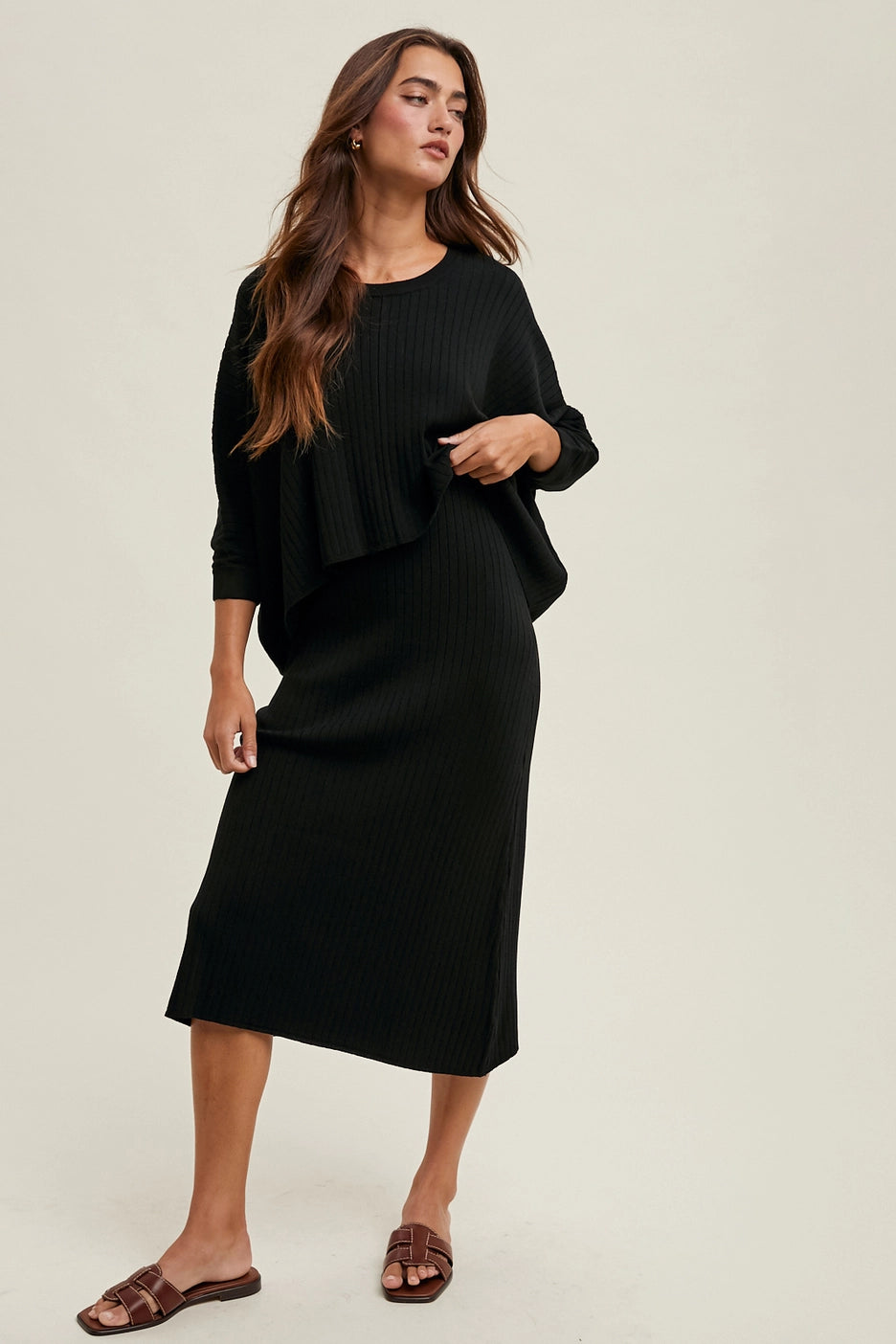 Effortless Duo Ribbed Knit Set