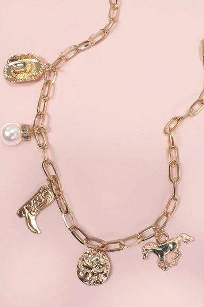 Wild Spirit Western Charm Necklace