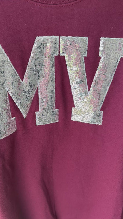 MV Varsity Glow Crewneck