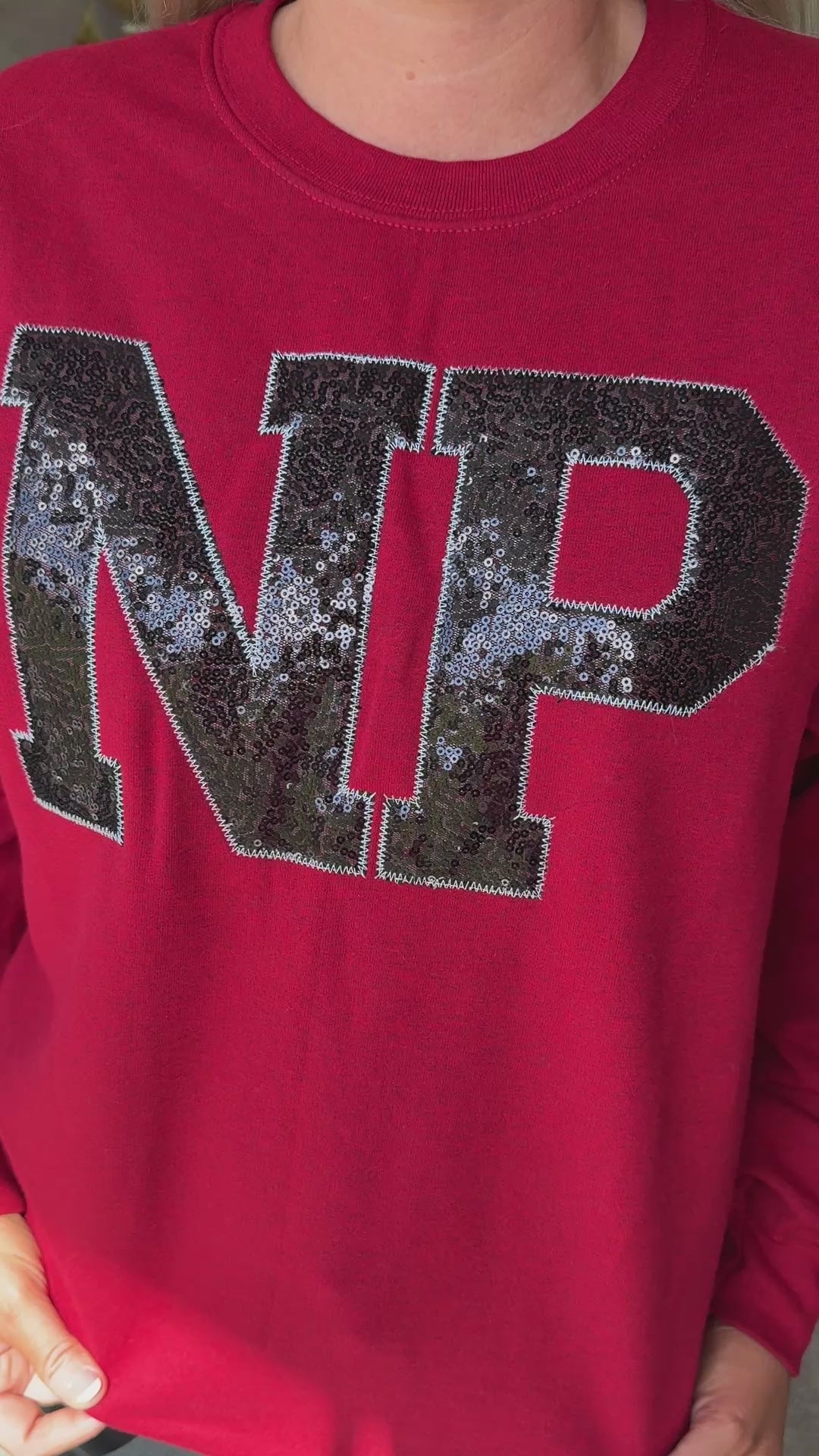 NP Varsity Glow Crewneck